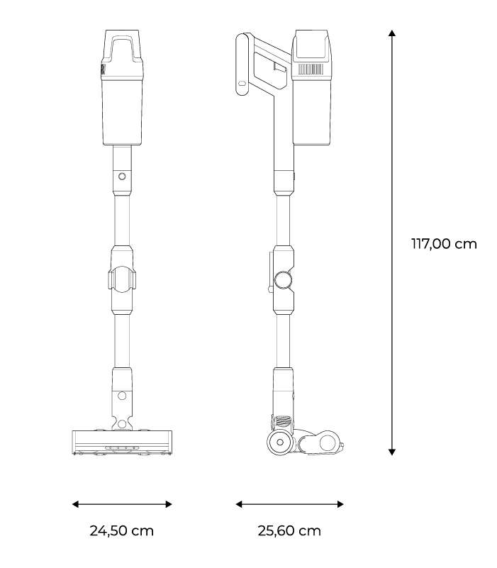 AIWA Vacuum Cleaner ZENKAISUI EVO 5-measures AIWA Vacuum Cleaner ZENKAISUI EVO 5-measures